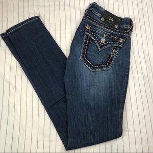 MISS ME Dark Wash Skinny Jeans